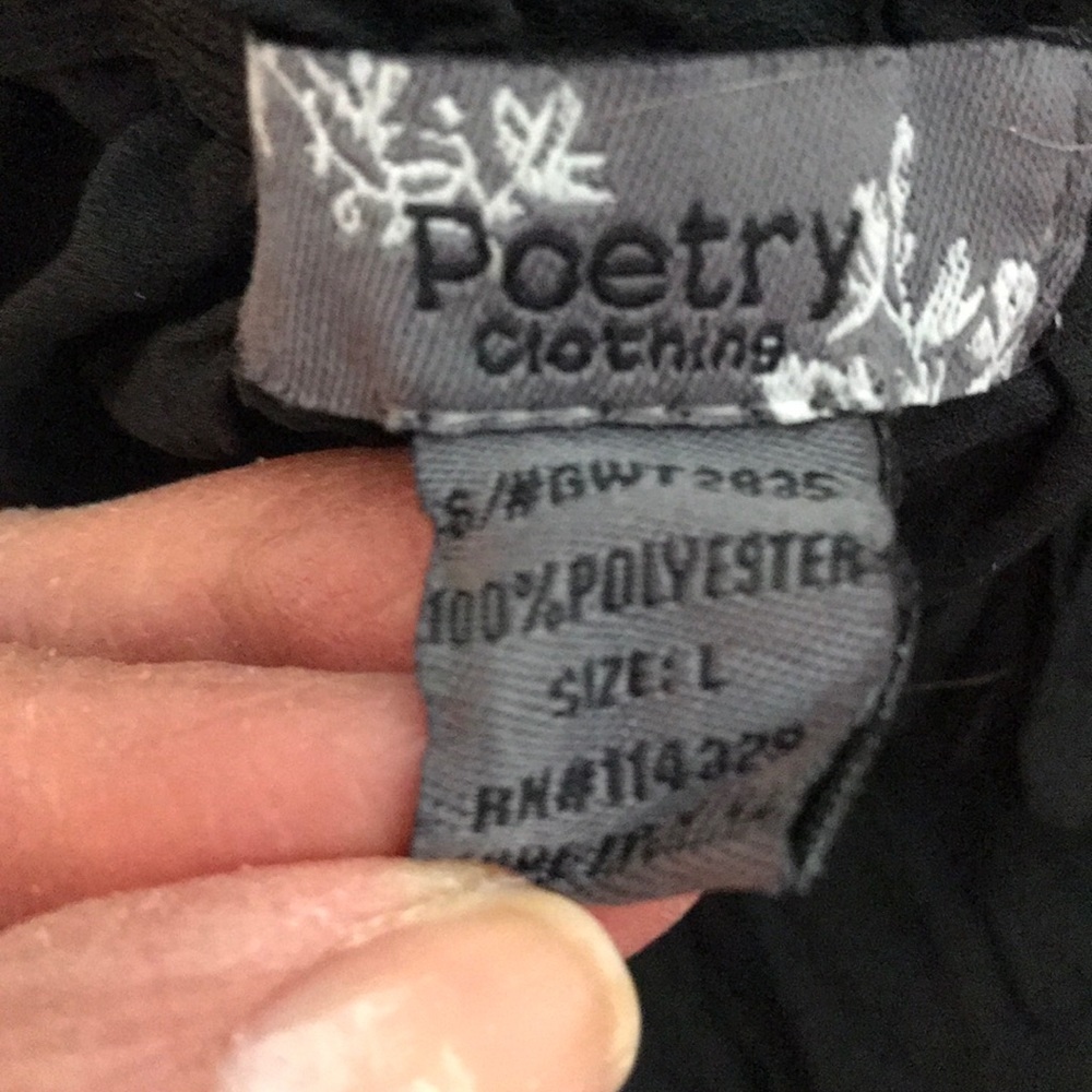 Poetry Clothing Embroidered Off-Shoulder Top - Picture 4 of 4
